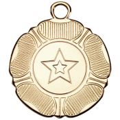 TUDOR ROSE - PERSONALISED MEDAL WITH RIBBON feature image