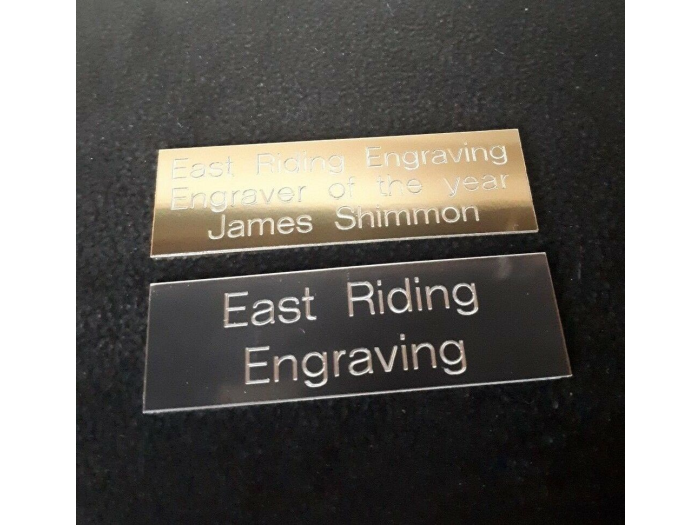 Engraved Plaque. 4 sizes. Trophies, frames and gifts East Riding